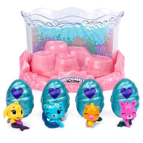 Collect and Care for Your Own Hatchimals Mermal Magic Below Water Aquarium.